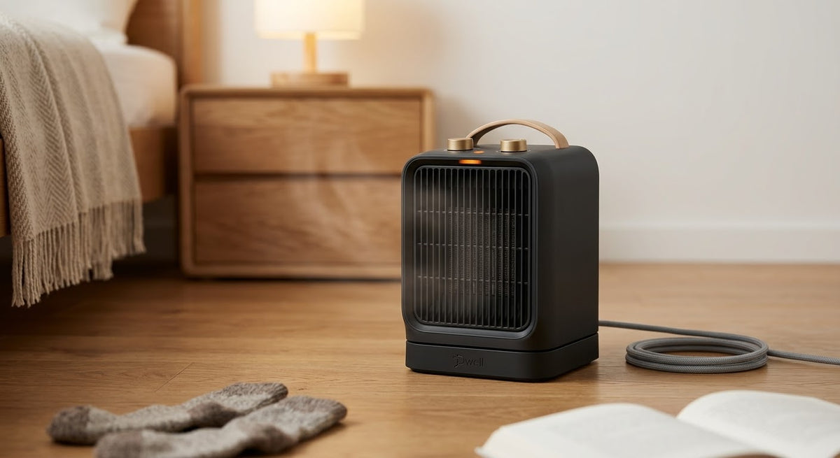 Portable electric space heater